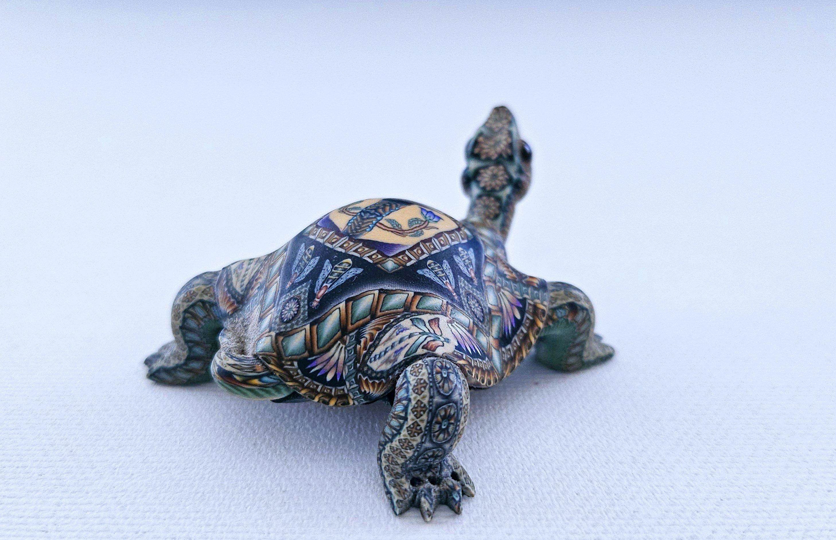 Turtle Sculpture by Jon Stuart Anderson, signed and dated For Sale 3