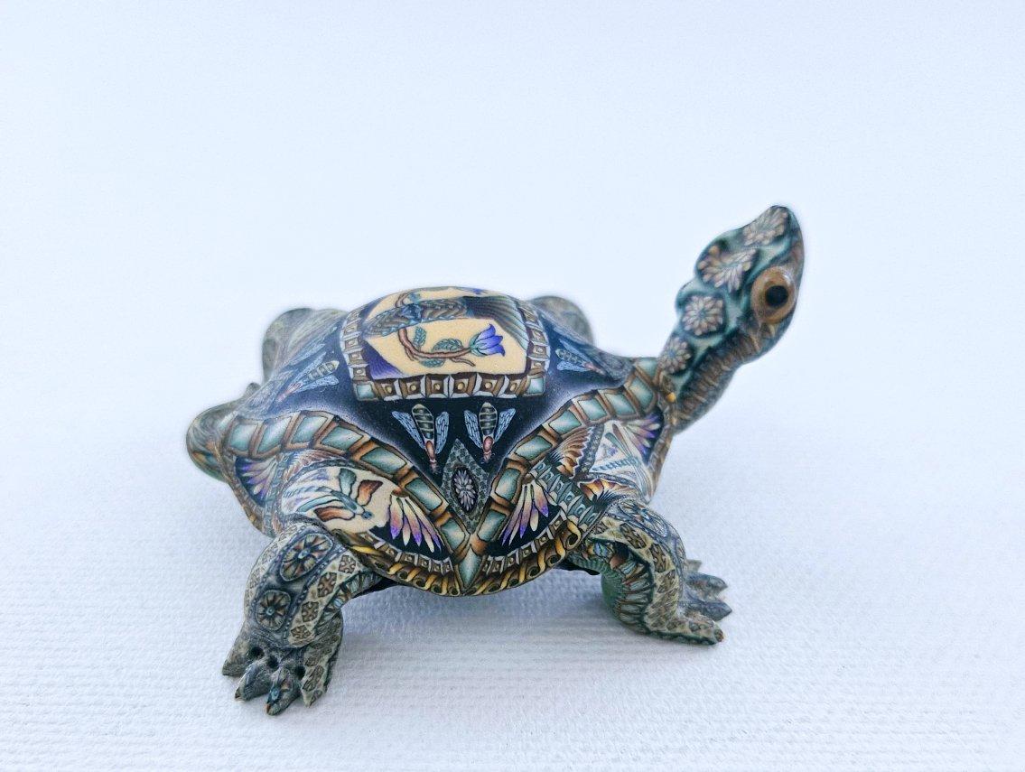 Turtle Sculpture by Jon Stuart Anderson, signed and dated For Sale 4
