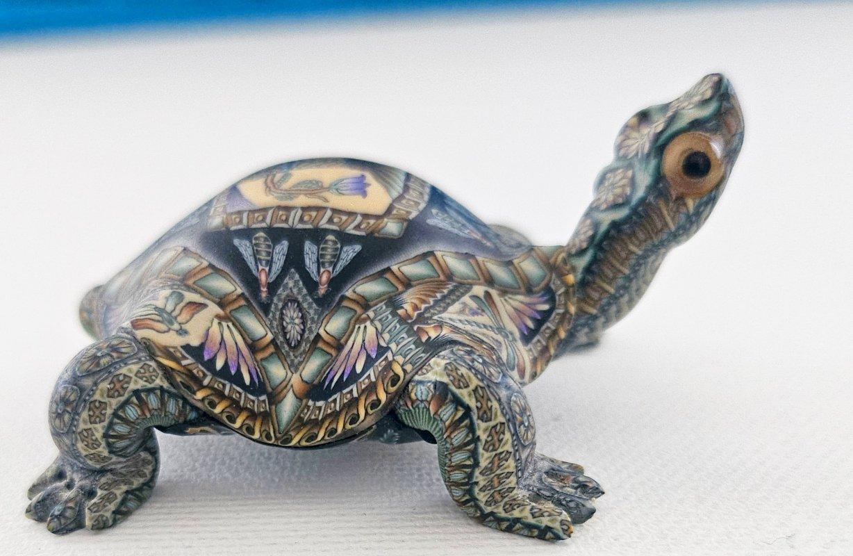 Turtle Sculpture by Jon Stuart Anderson, signed and dated For Sale 5