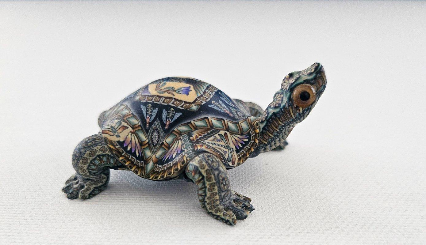 Turtle Sculpture by Jon Stuart Anderson, signed and dated For Sale 6