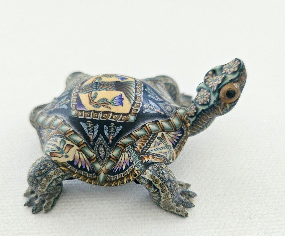 Turtle Sculpture by Jon Stuart Anderson, signed and dated For Sale 7