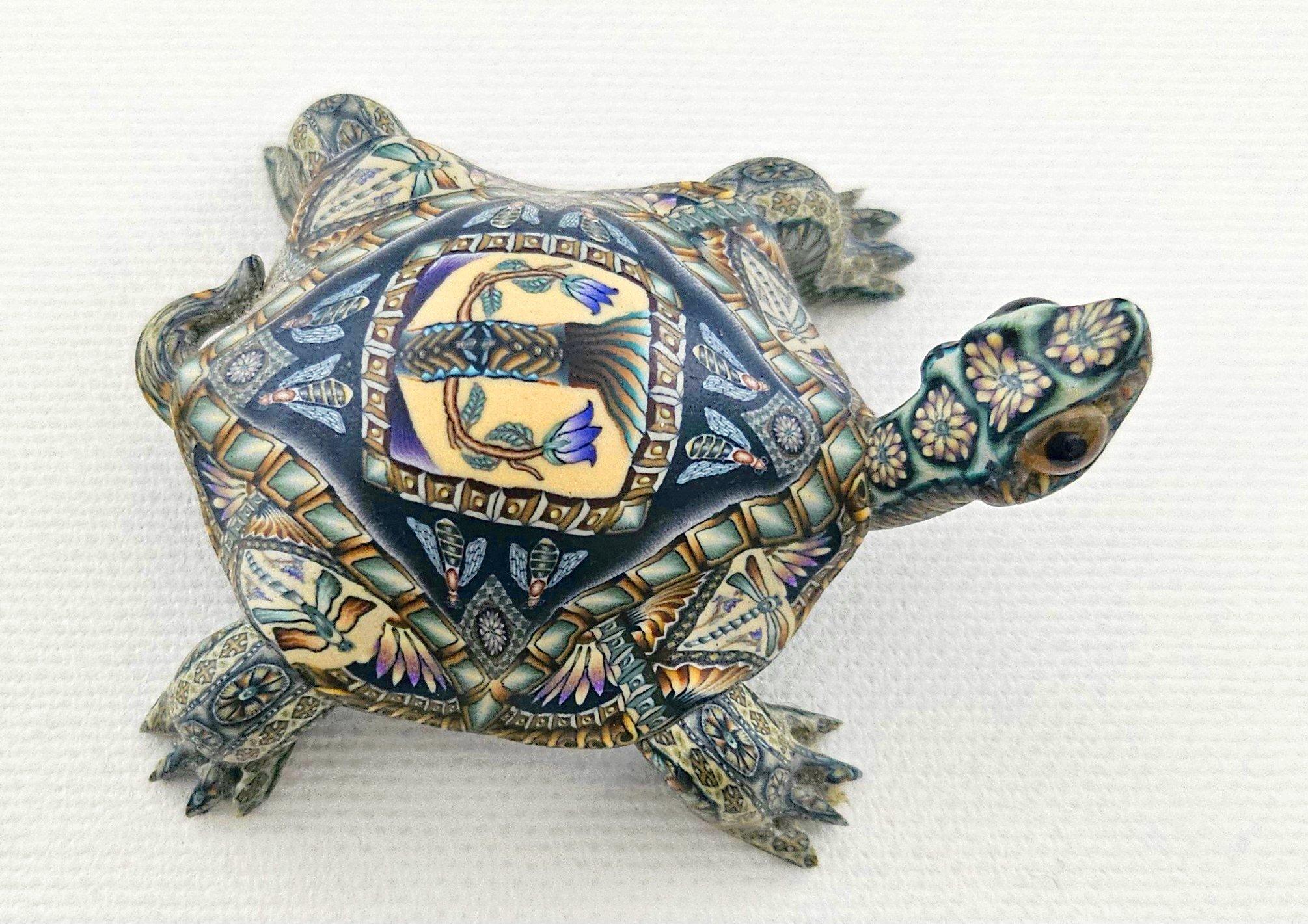 Turtle Sculpture by Jon Stuart Anderson, signed and dated For Sale 8