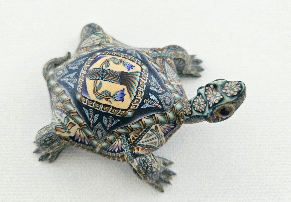 Turtle Sculpture by Jon Stuart Anderson, signed and dated For Sale 9