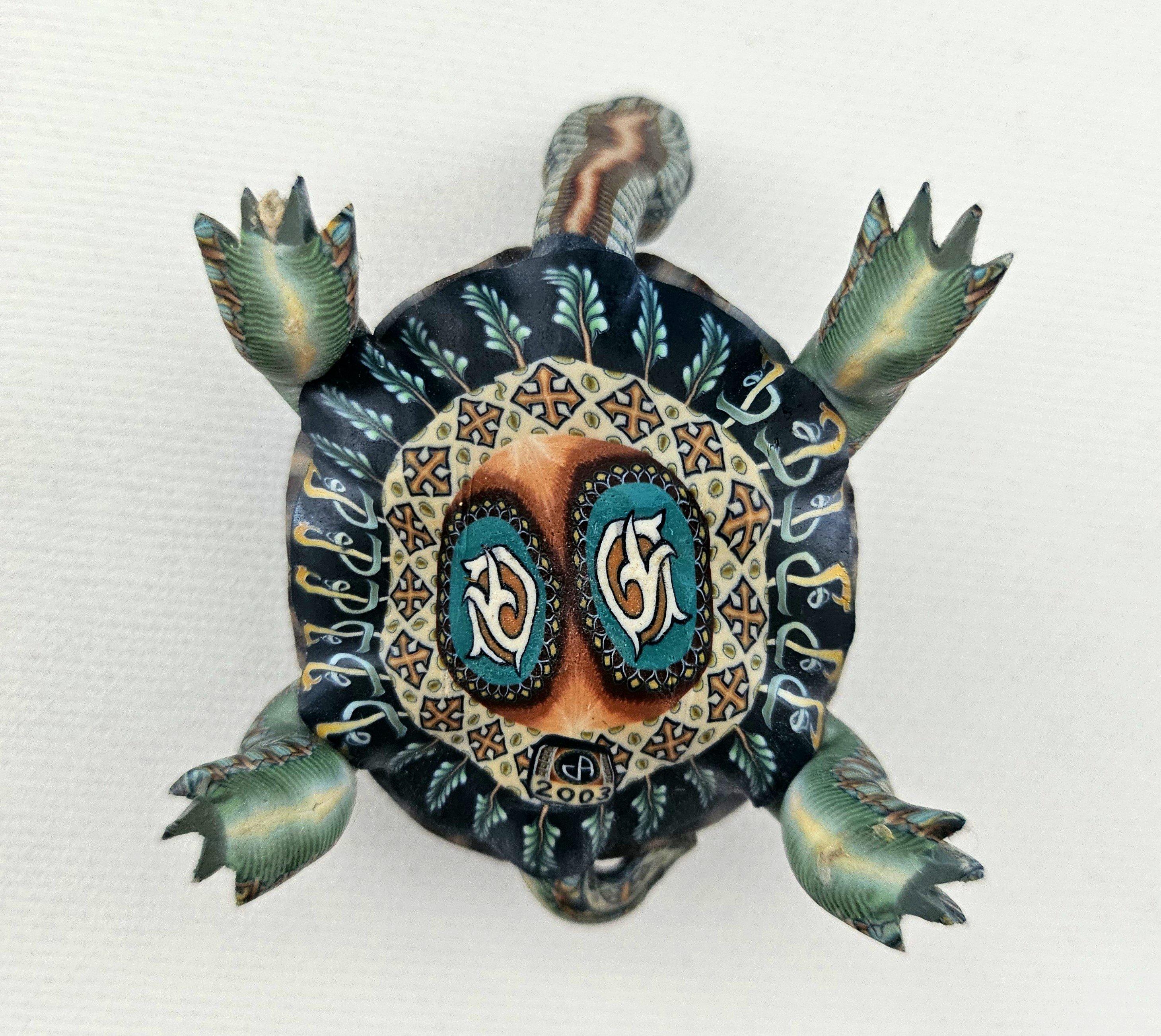 Turtle Sculpture by Jon Stuart Anderson, signed and dated For Sale 12