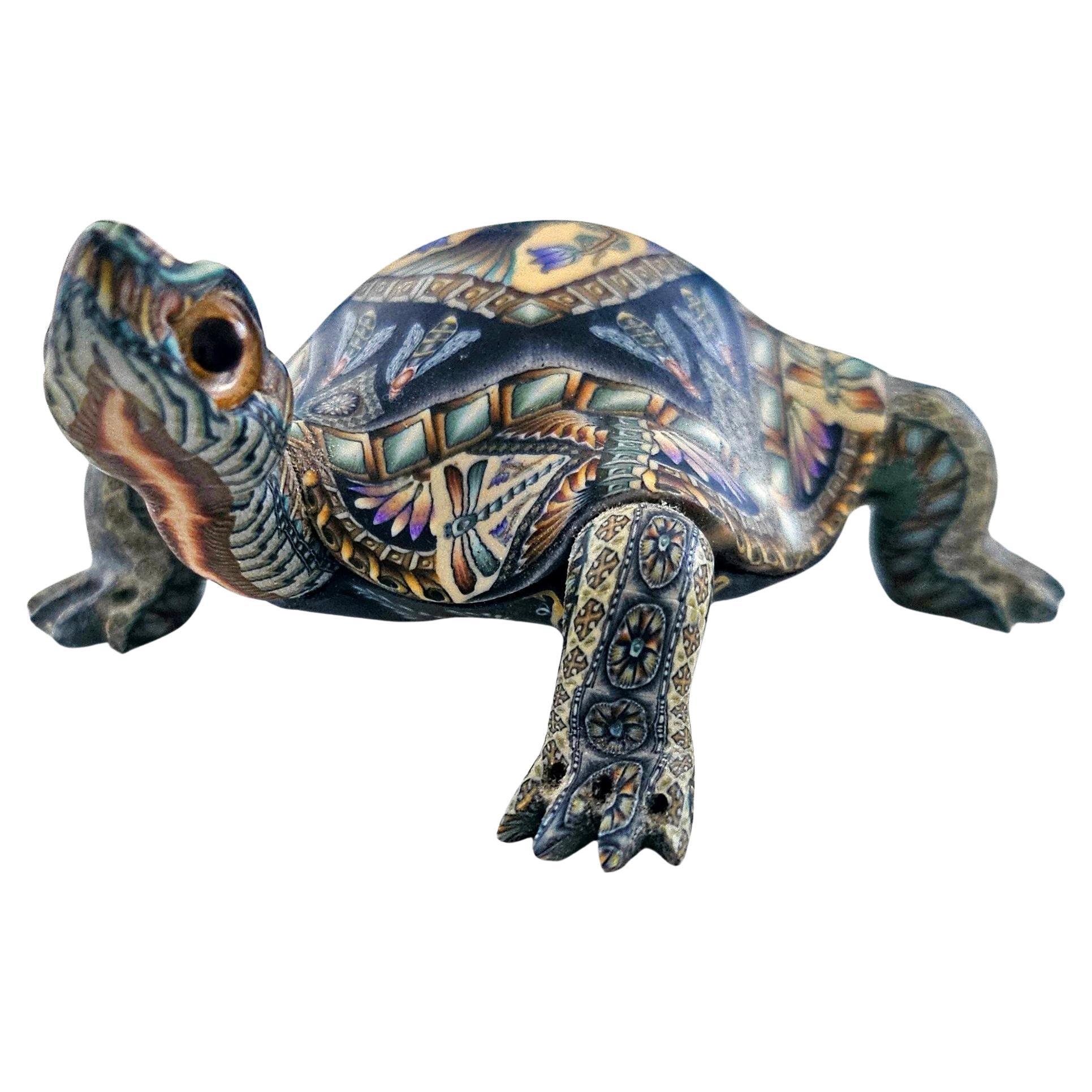 Turtle Sculpture by Jon Stuart Anderson, signed and dated For Sale