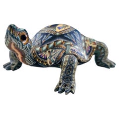 Turtle Sculpture by Jon Stuart Anderson, signed and dated