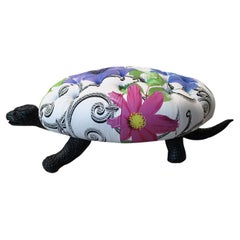 Schildkröten-Weißer Blumentopf von Carlo Rampazzi