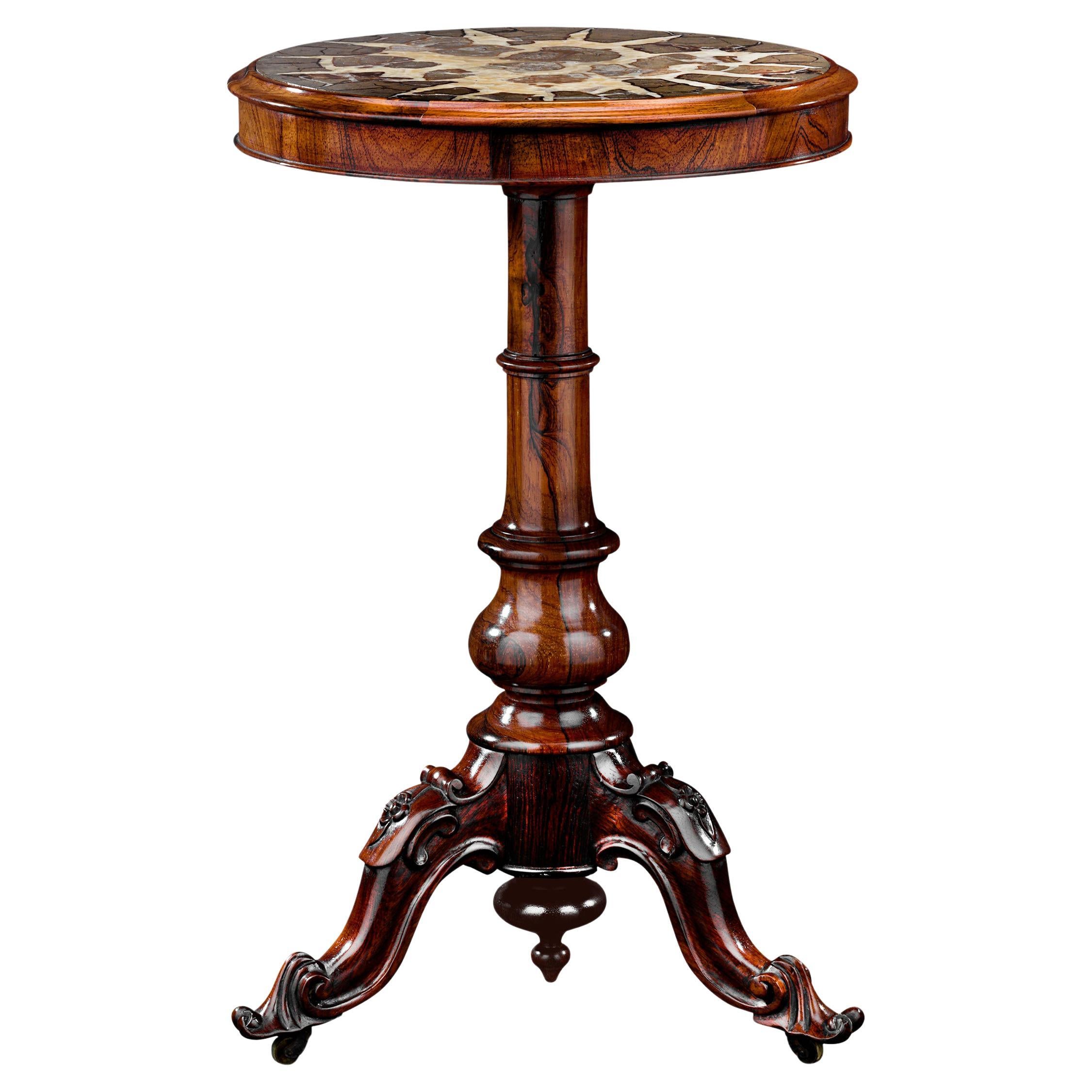 Antique Rosewood Parlor Table For Sale at 1stDibs