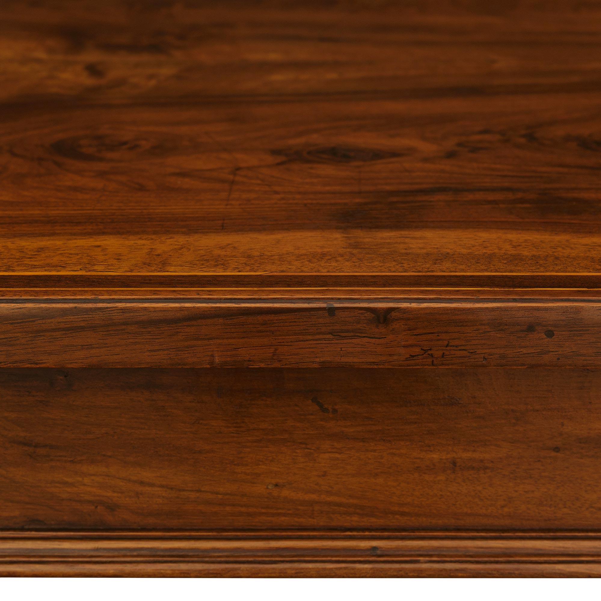 18th Century and Earlier Tuscan 17th century Walnut, Mahogany and Fruitwood side tables, from Lucca For Sale
