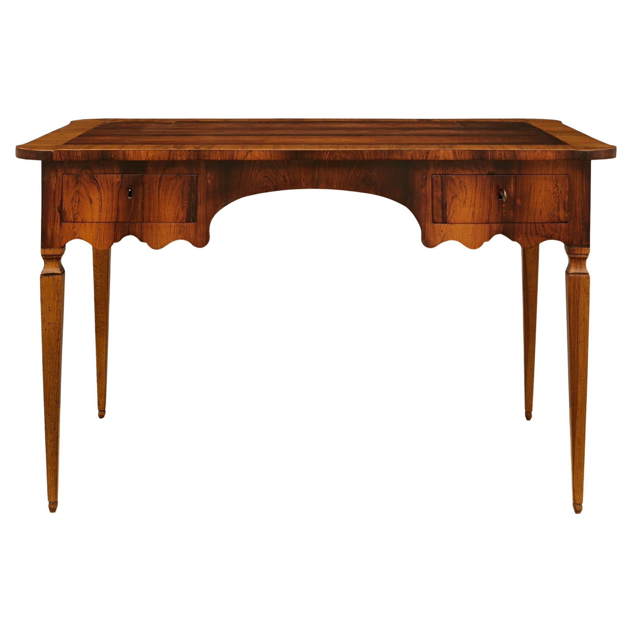 Tuscan 18th century Walnut and Rosewood desk