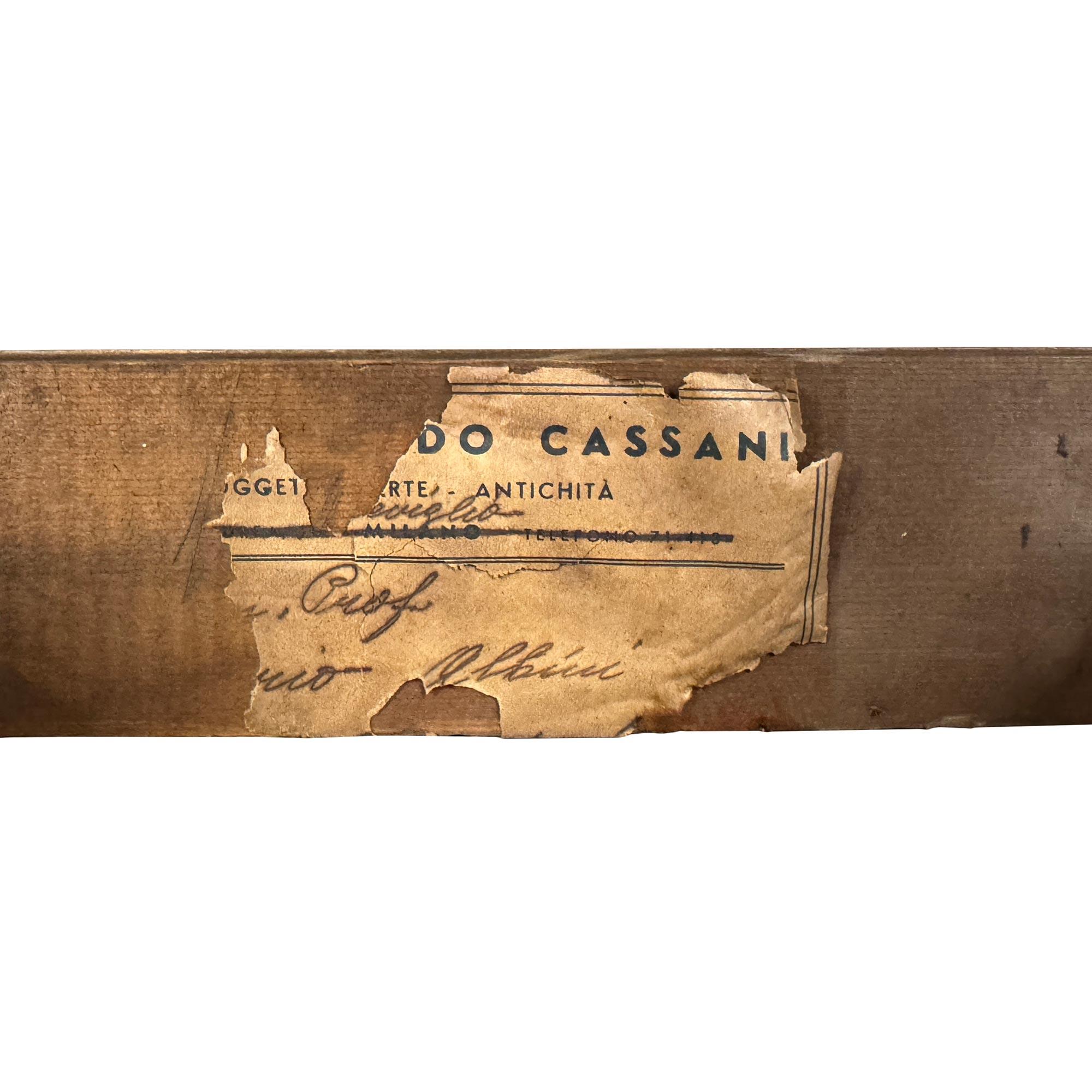 Toskanisches Barockbuffet des 19. Jahrhunderts aus Nussbaum und Knochen im Angebot 9