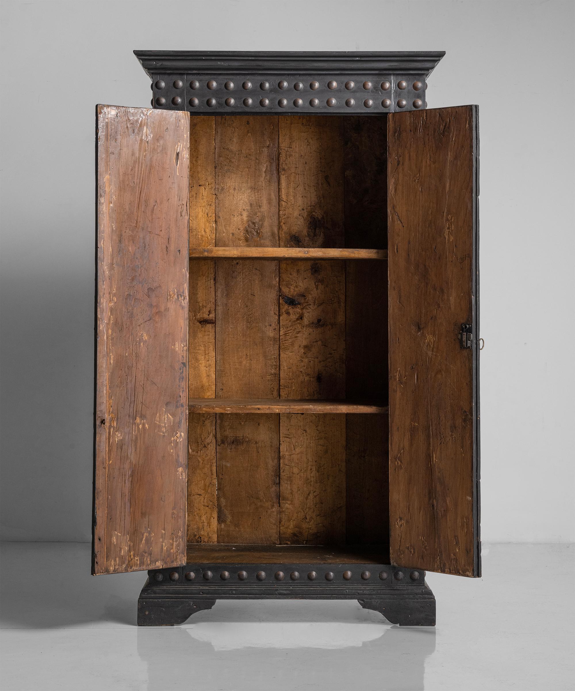 European Tuscan Armoire, Italy, Circa 1720