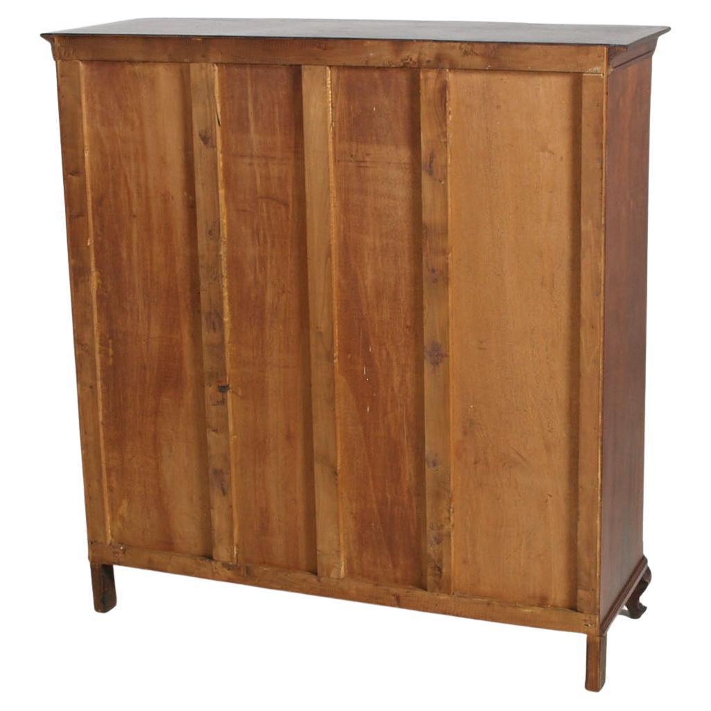 Tuscan Baroque Walnut Display Sideboard with Brass Grilles, by Michele Bonciani For Sale 1