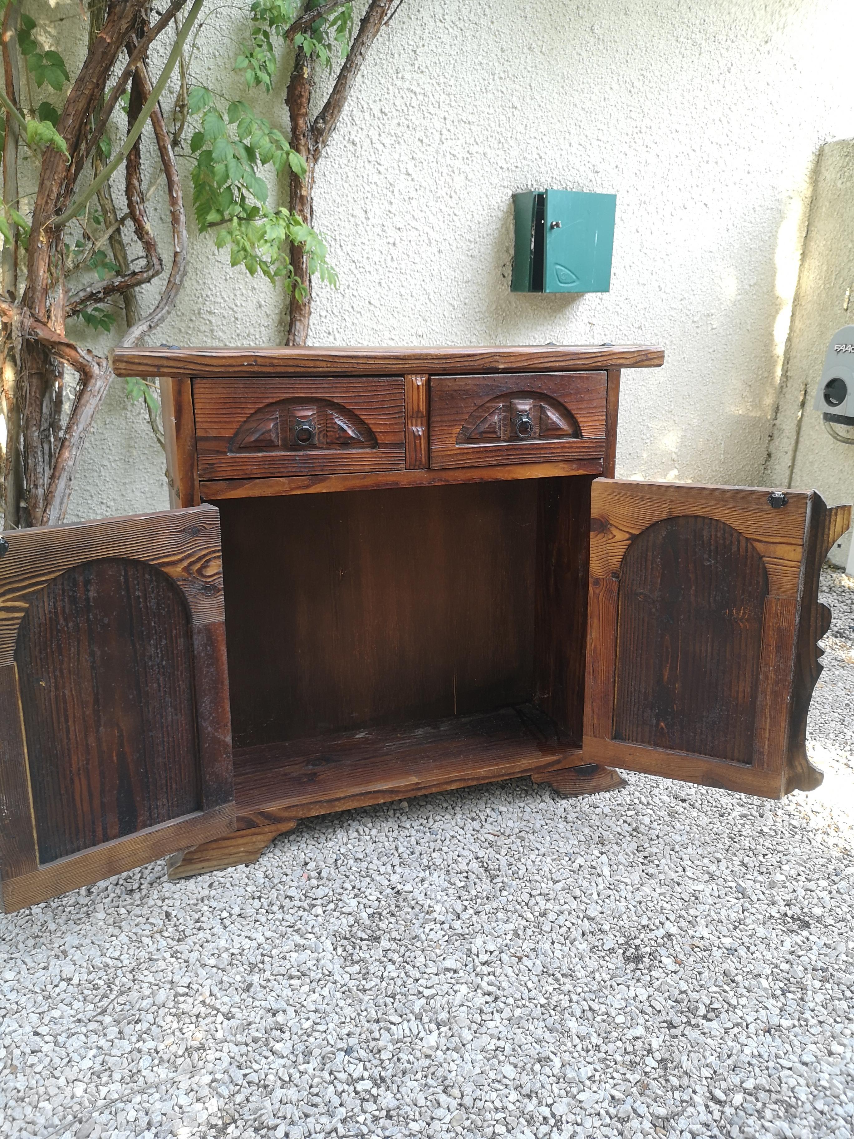 Colonial espagnol Buffet ou armoire toscan de style baroque catalane en vente