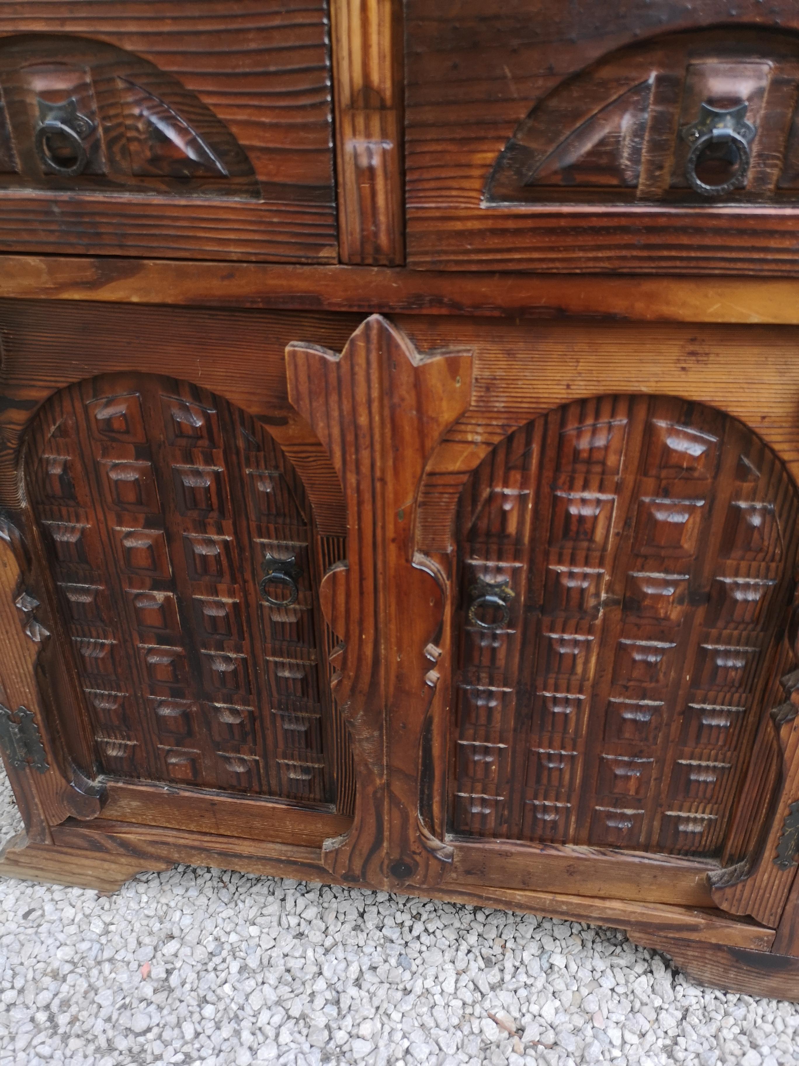 Spanish Tuscan Buffet or Cupboard in the Catalan Baroque Style For Sale