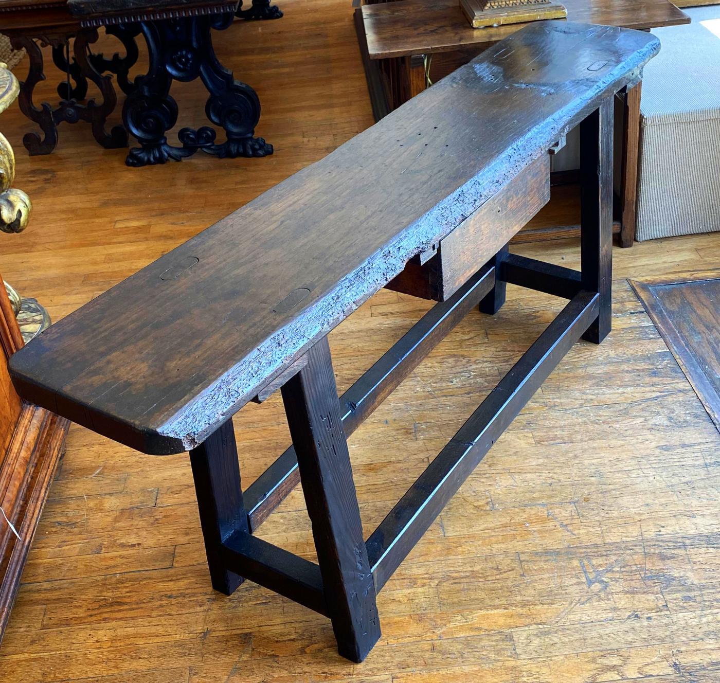 Tuscan Console Table, circa 1880 In Good Condition In Los Angeles, CA