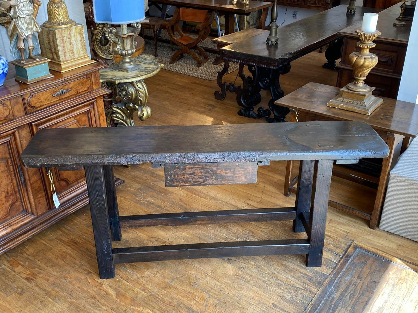 Tuscan Console Table, circa 1880 In Good Condition In Los Angeles, CA