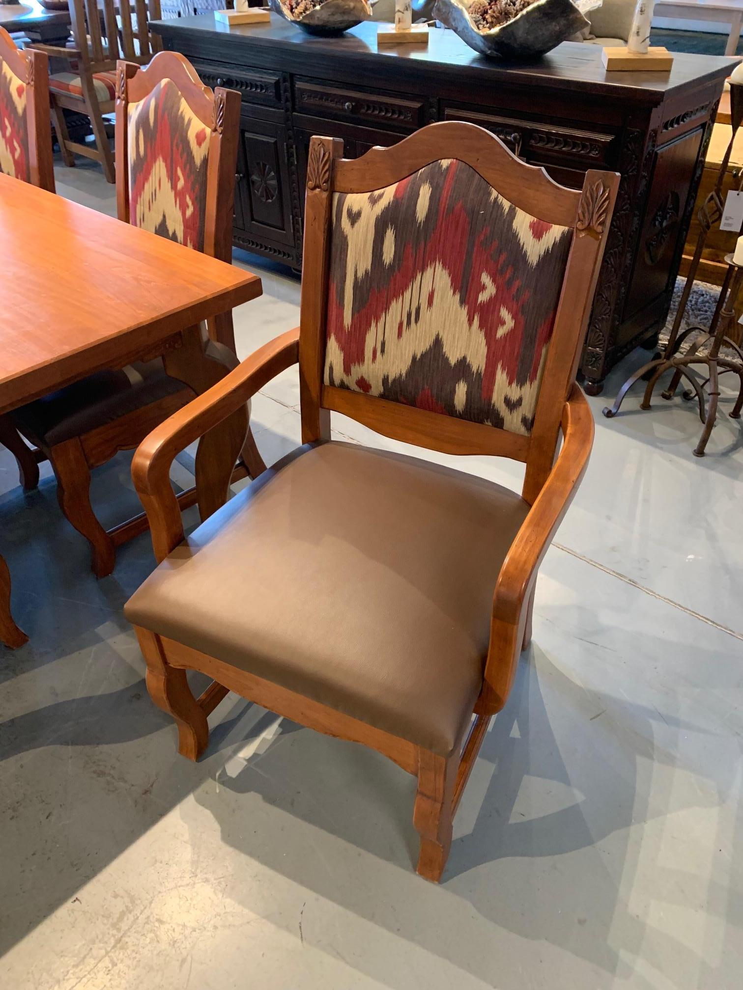 Tuscan Dining Arm Chairs In Good Condition For Sale In Albuquerque, NM