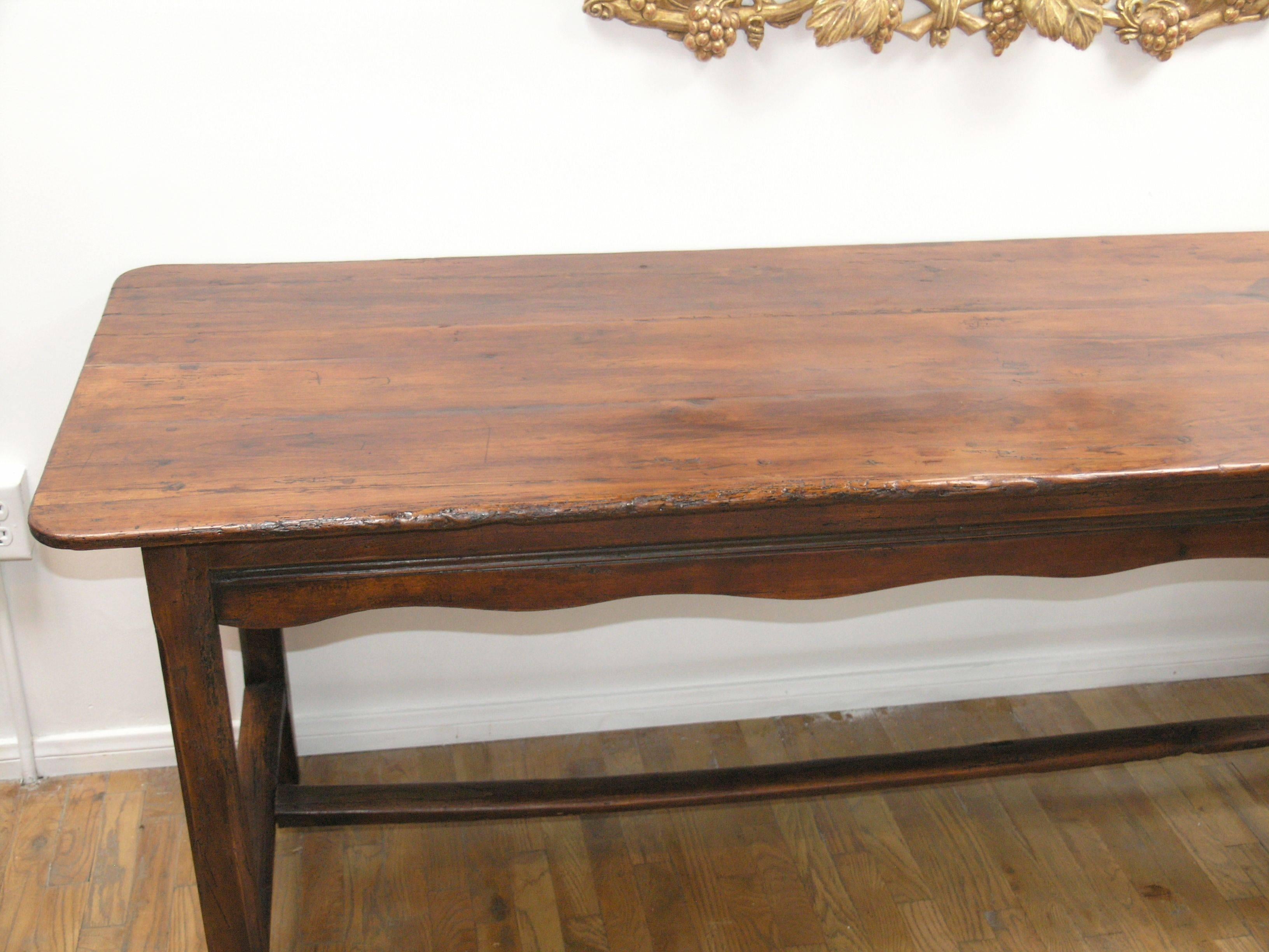 Carved Tuscan Farm Table  For Sale