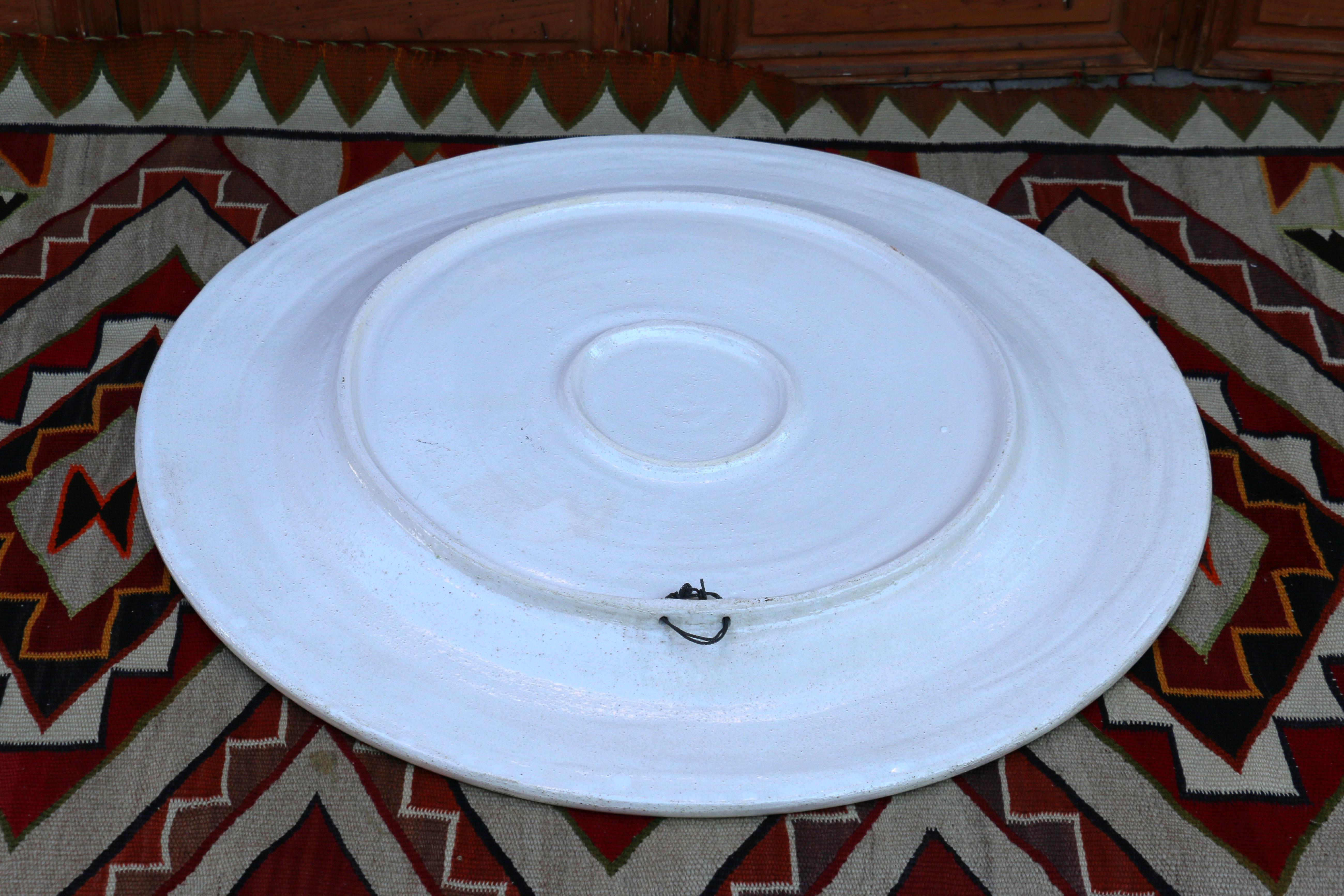 Grand plat décoratif 