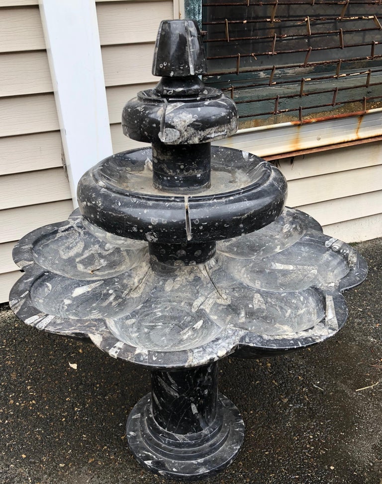 Tuscan Marble 3Tier Fountain Outdoor or Indoor at 1stDibs