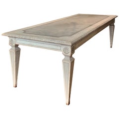 Tuscan Mid-19th Century Painting Neoclassical Dining Table