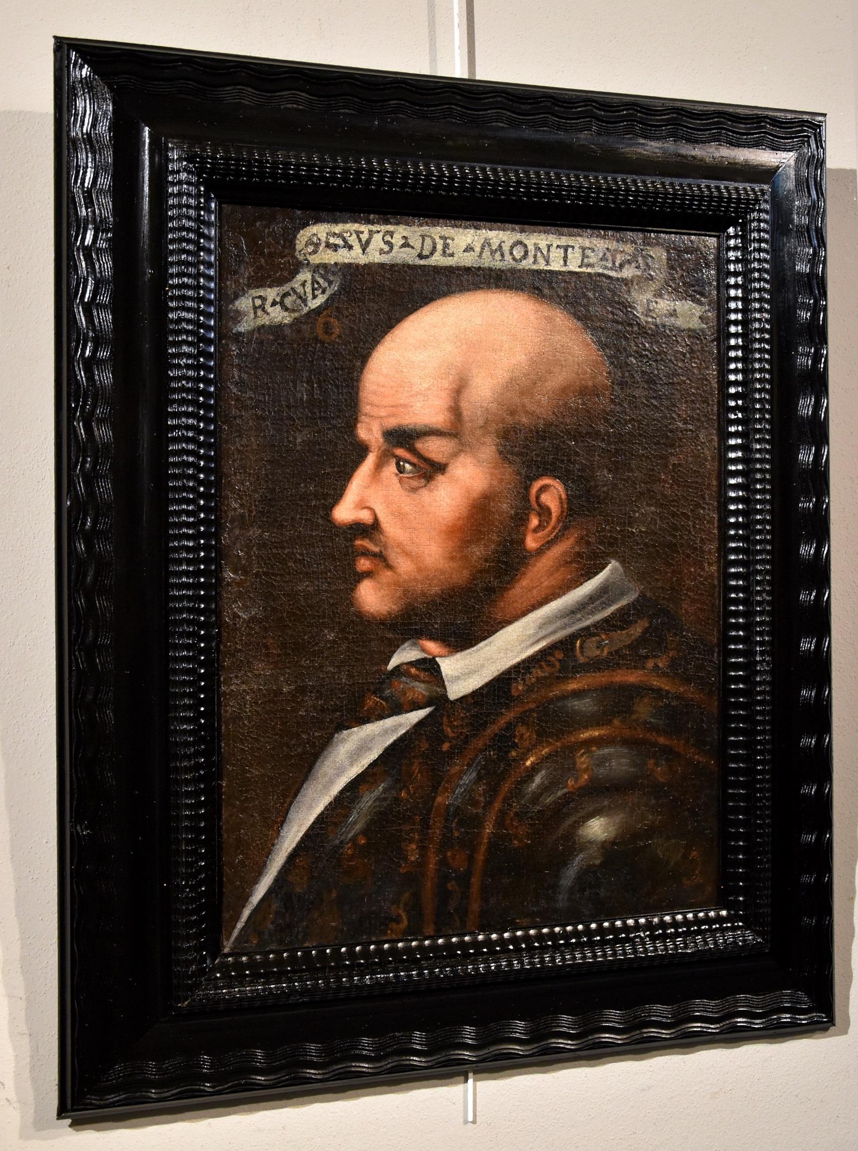 Portrait Paint Oil on canvas Old master 16/17th Century Italian Raffaello Art For Sale 1