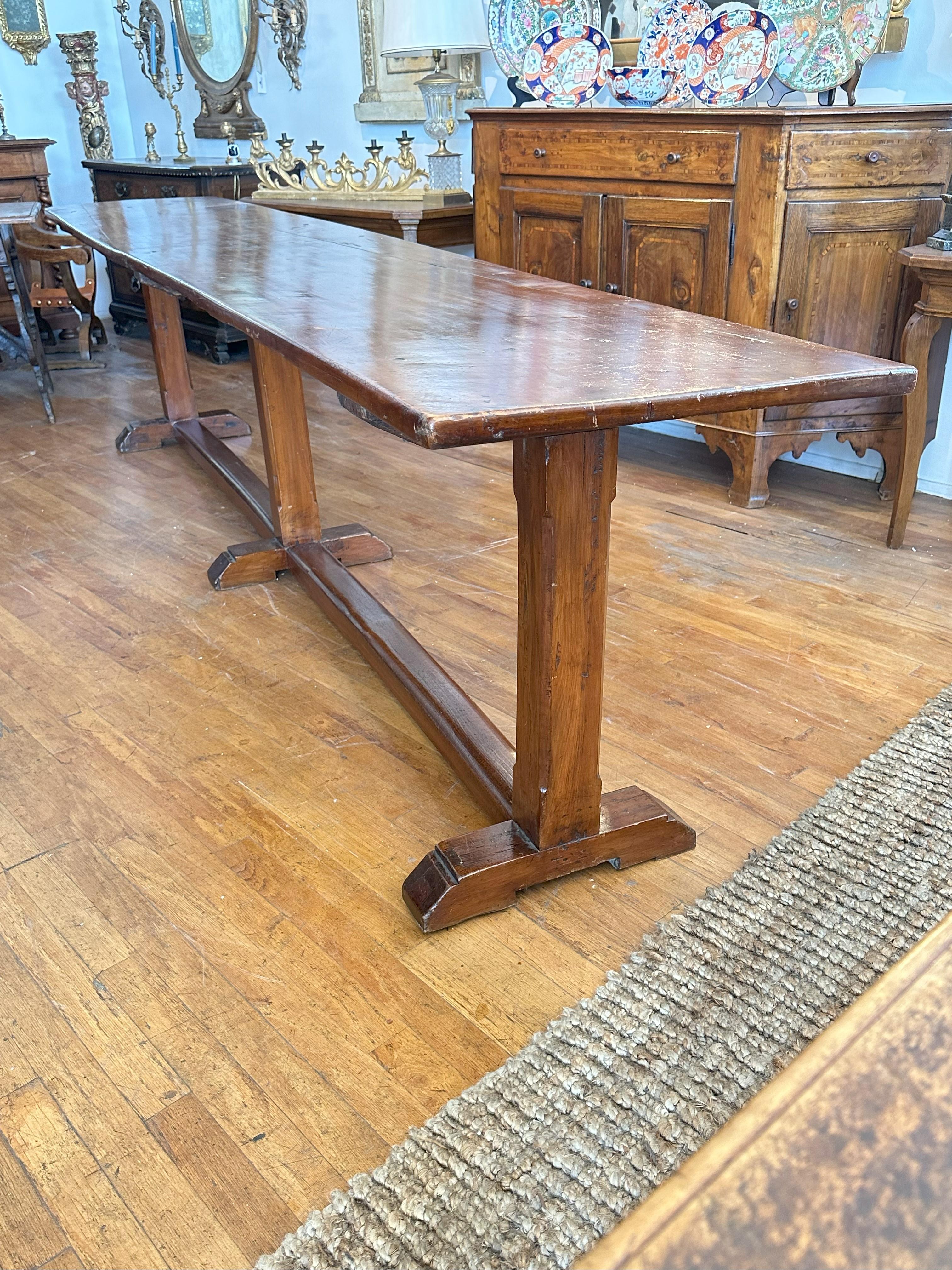 Mesa de refectorio toscana - Circa 1850 en Bueno estado para la venta en Los Angeles, CA