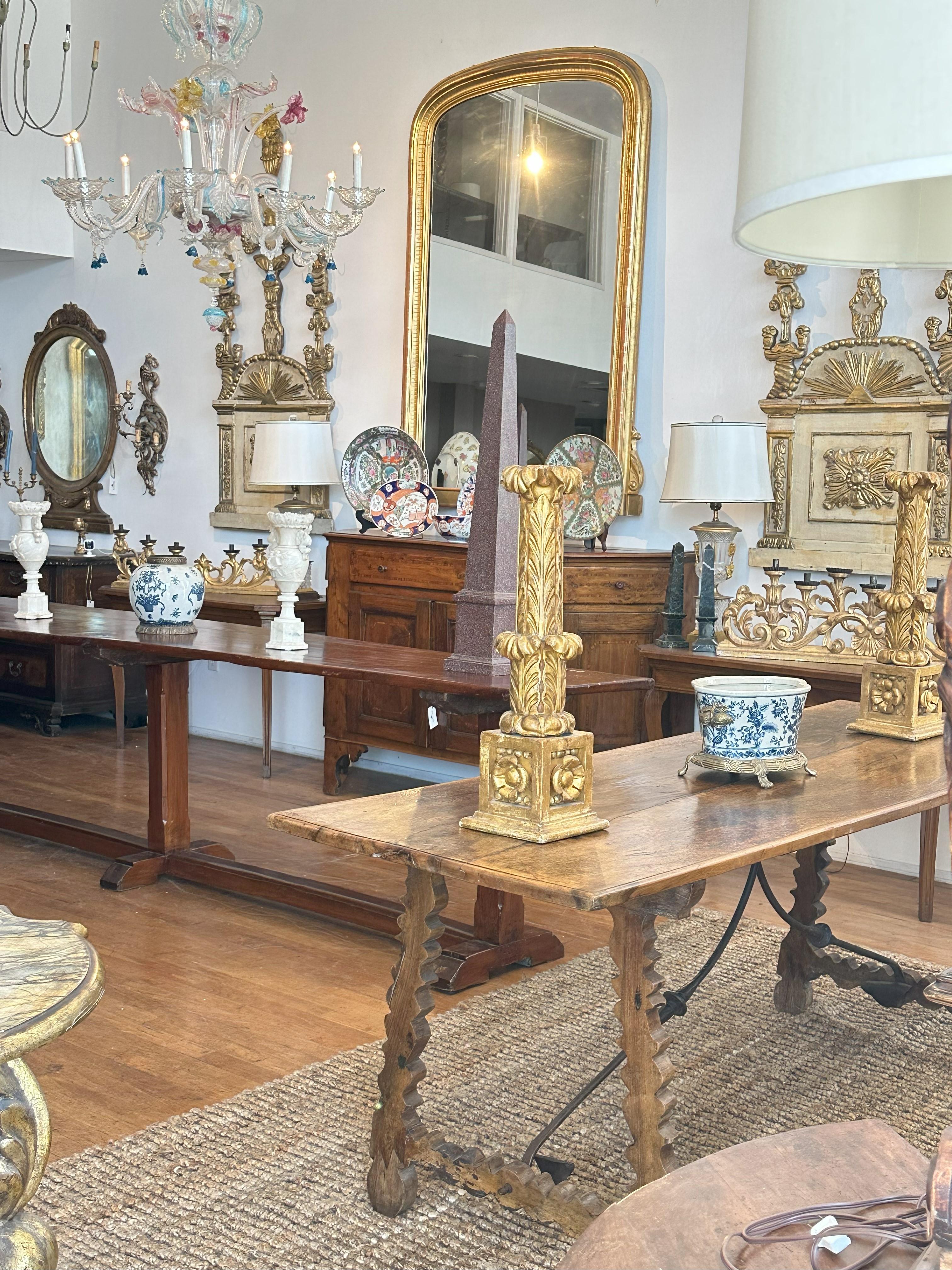 Mesa de refectorio toscana - Circa 1850 Nogal en venta