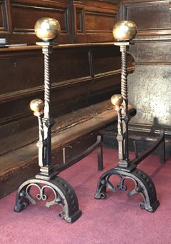Tuscan Renaissance Andirons