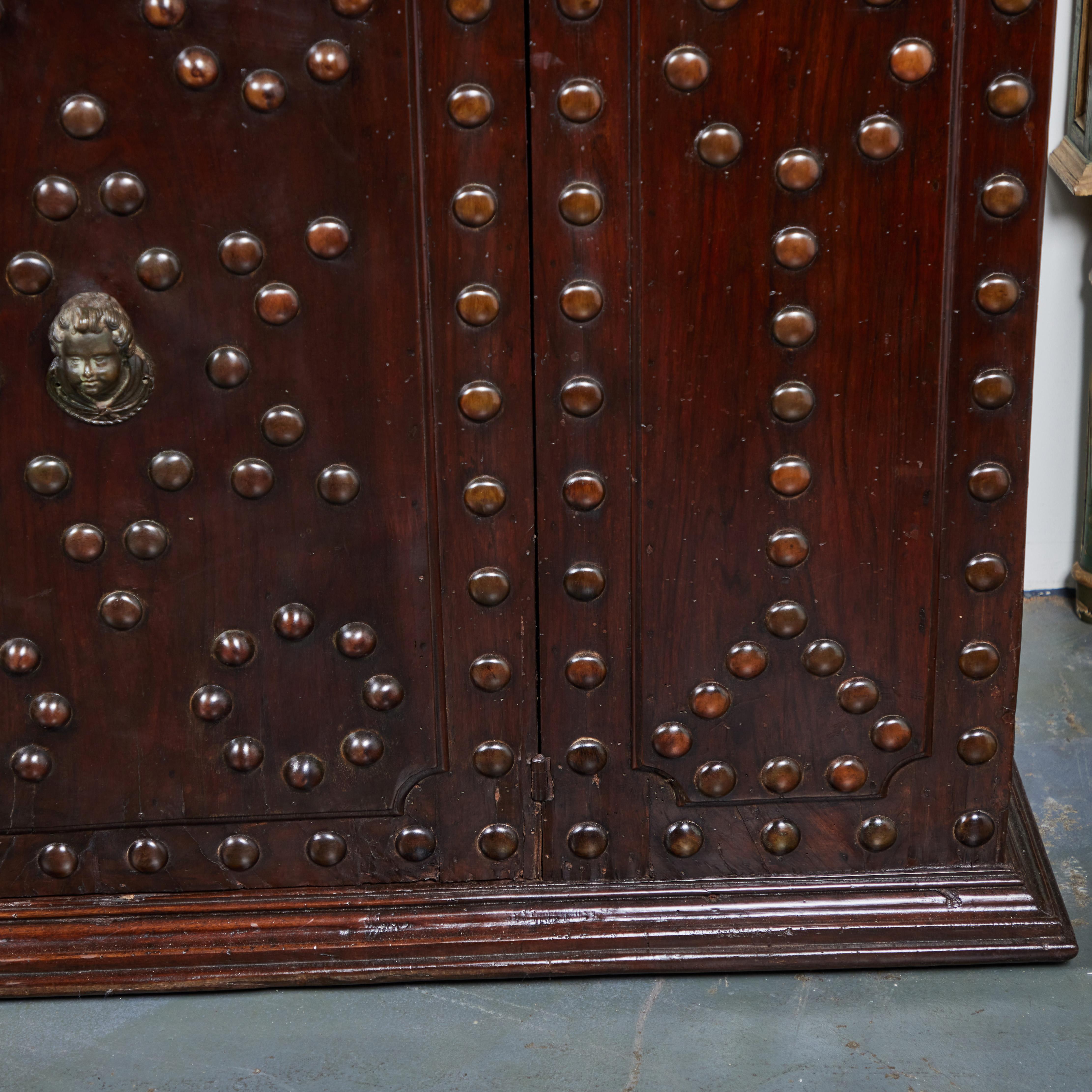 Tuscan Studded Buffet In Good Condition For Sale In Newport Beach, CA