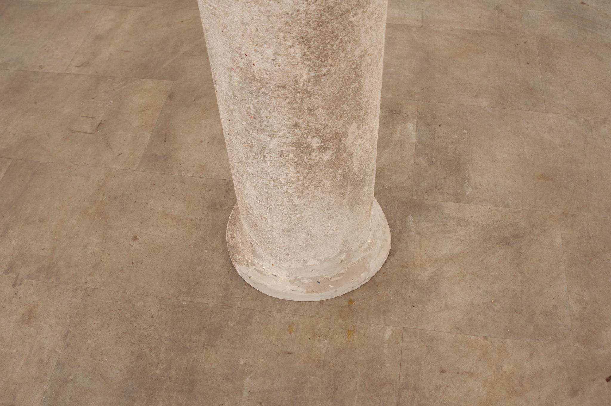 Tuscan Style Faux Stone Garden Column For Sale 1