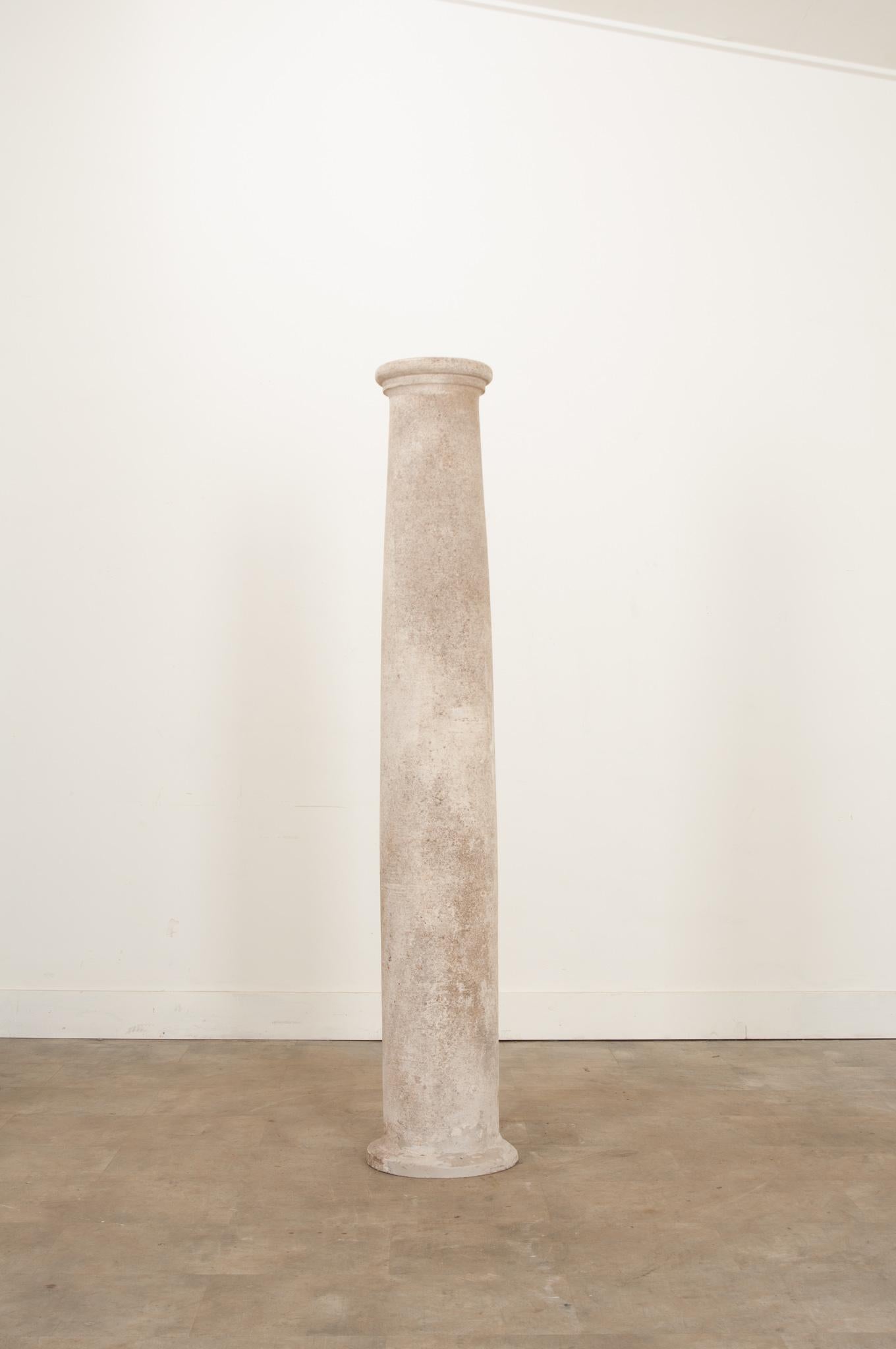 The Tuscan column-plain, without carvings and ornaments-represents one of the five orders of classical architecture and is a defining detail of today’s building. Tuscan is one of the oldest and most simple architectural forms practiced in ancient