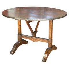 Antique Tuscan Tilt - Top Table Circa 1850