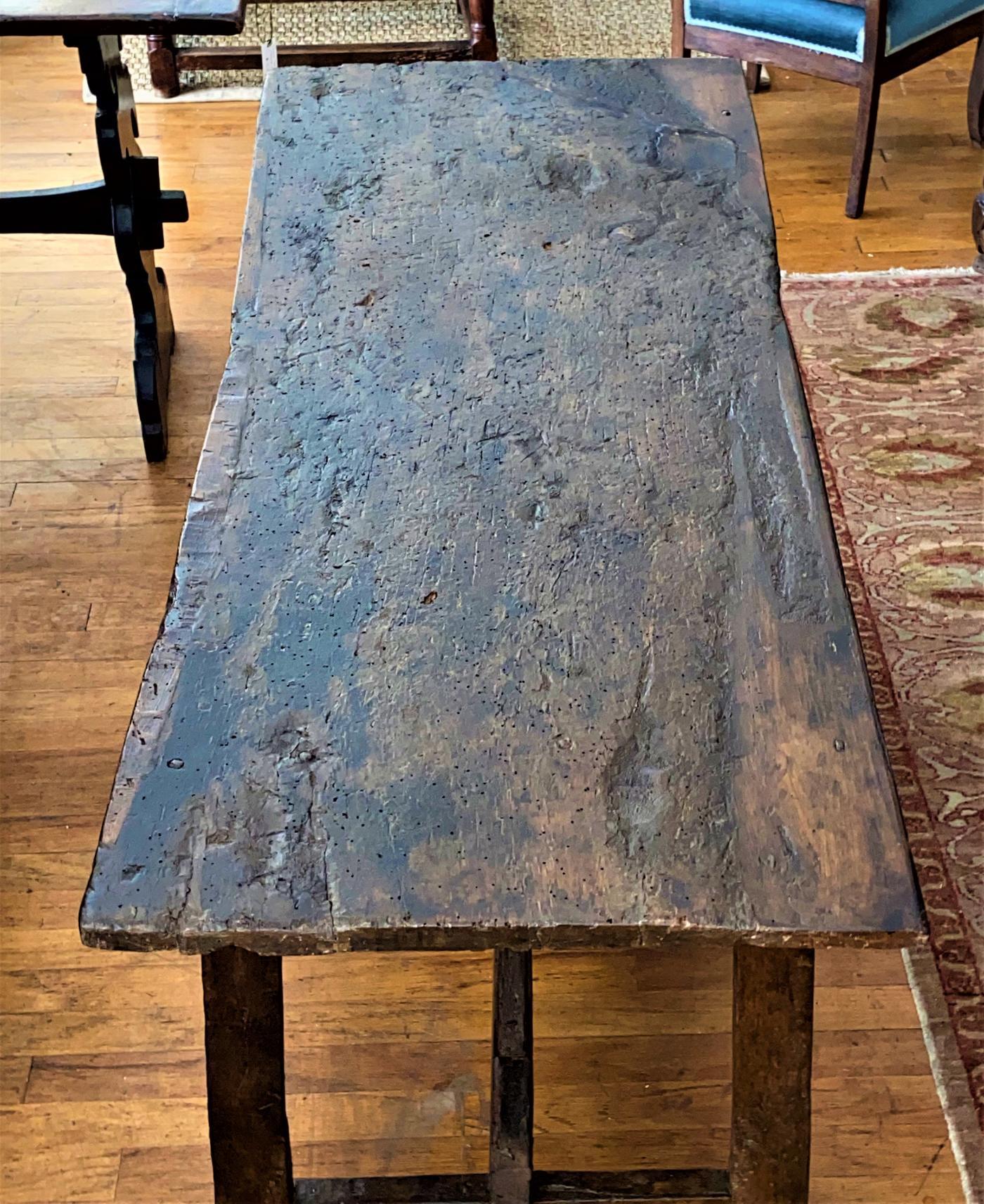Italian Tuscan Trestle Table, circa 1740 For Sale