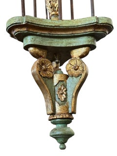 Tuscan Two-Tier Painted Chandelier