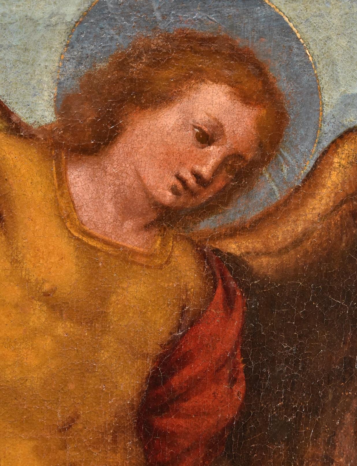 San Miguel Arcángel escuela Toscana Siglo XVI Pintura Óleo sobre lienzo Italia - Painting Antiguos maestros de Tuscany - 16th century