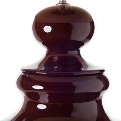 Tuscany Table Lamps, Ceramic Sinuous Shaped Pair