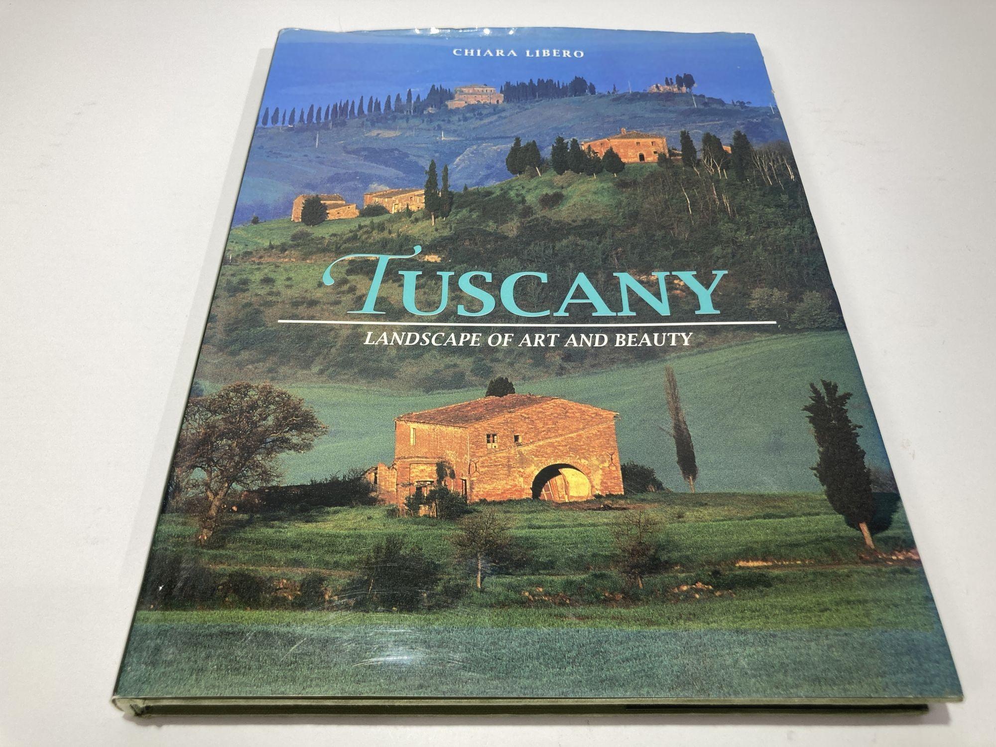 Tuscany: Landscape of Art and Beauty Chiara Libero Hardcover Book.
160 Pages, hardcover
First edition first published April 1, 1995
A full-color, photographic tour through Tuscany depicts the region's noted countryside, skilled architecture,