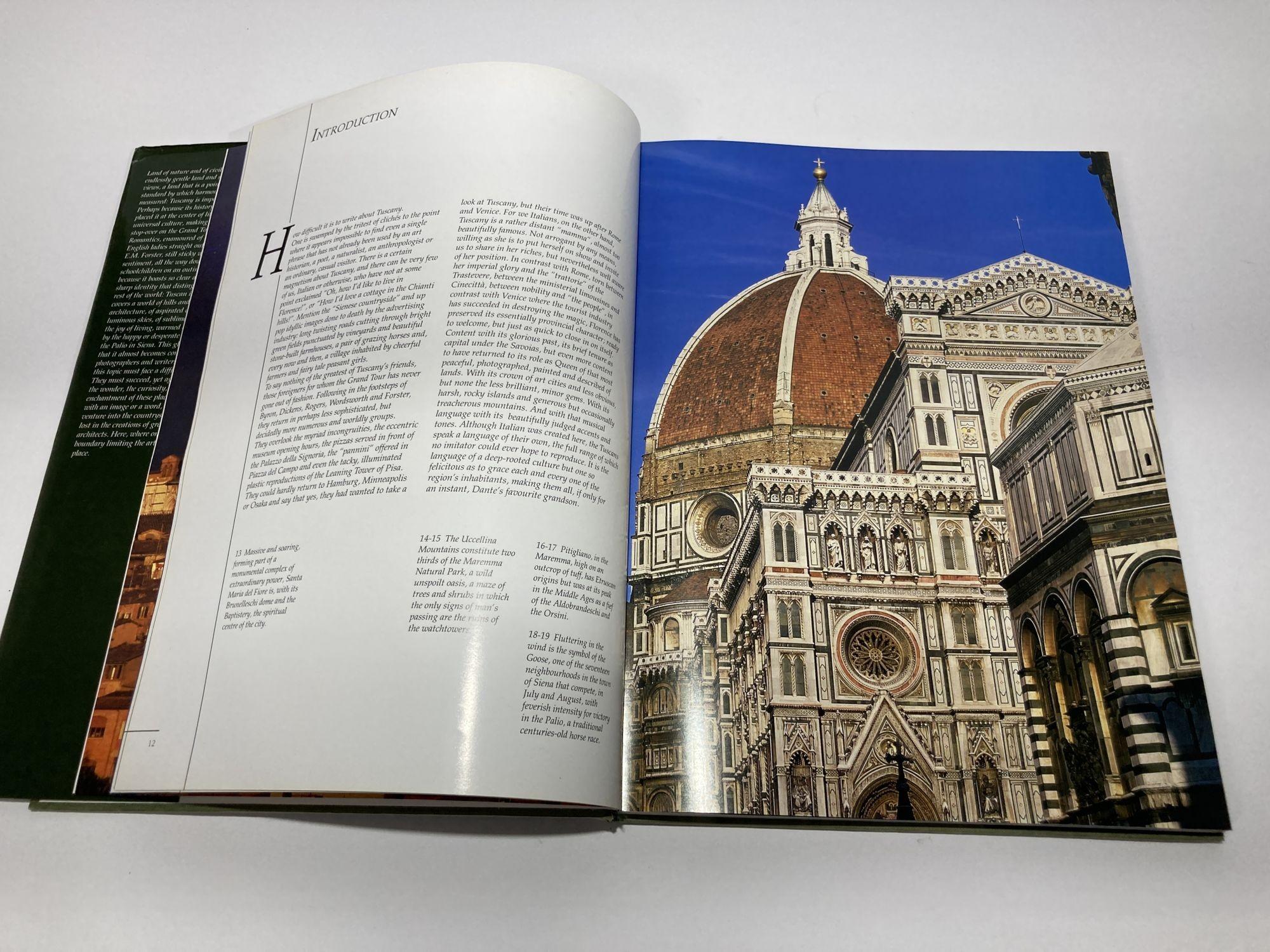 Tuscany: Landscape of Art and Beauty Chiara Libero Hardcover Book 1995 2