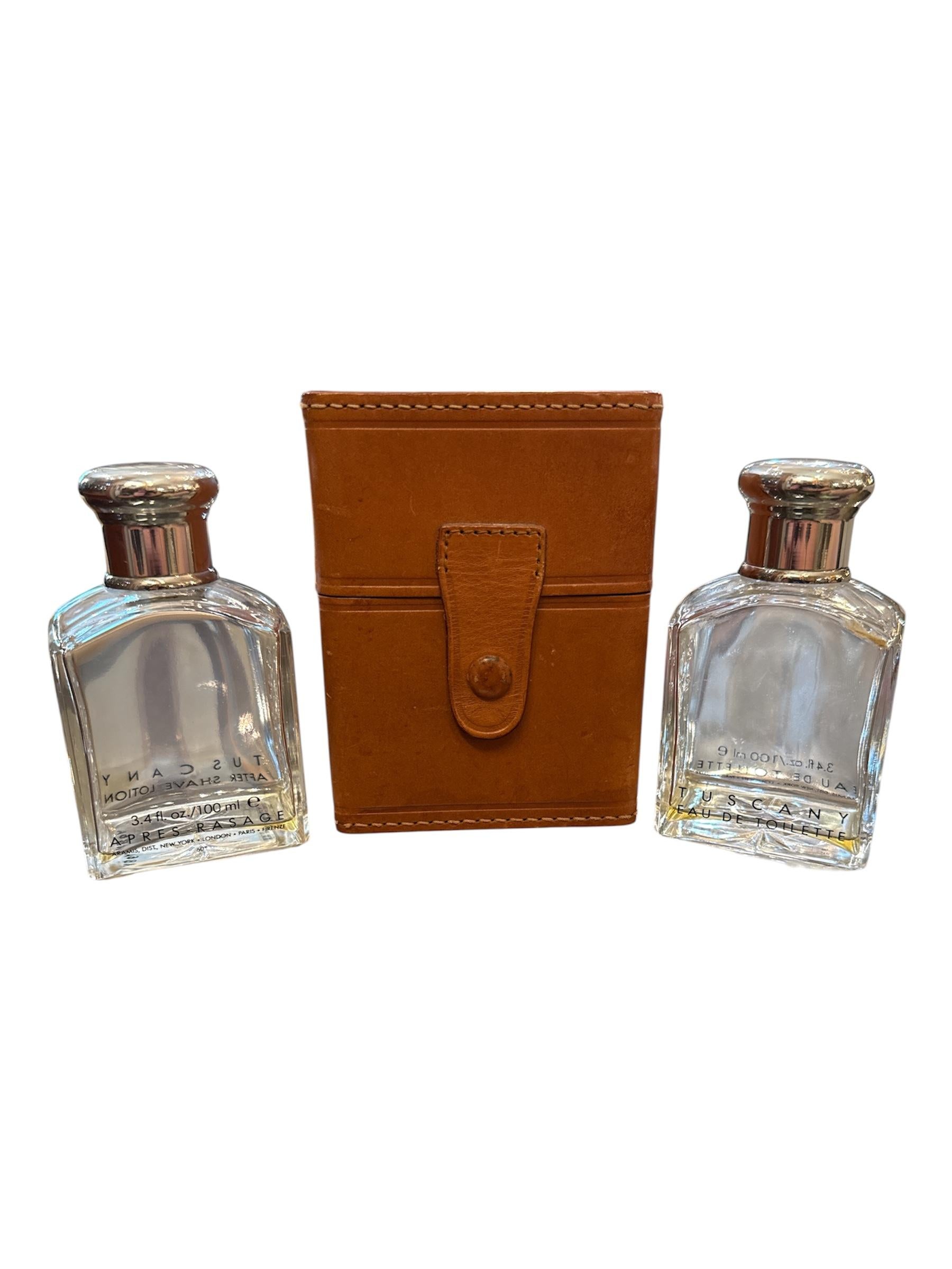 Capture the essence of timeless sophistication with this classic Tuscany grooming set. Featuring two 100ml glass bottles—Eau de Toilette and After Shave Lotion—this elegant duo delivers a refined masculine scent with notes of woods, spice, and