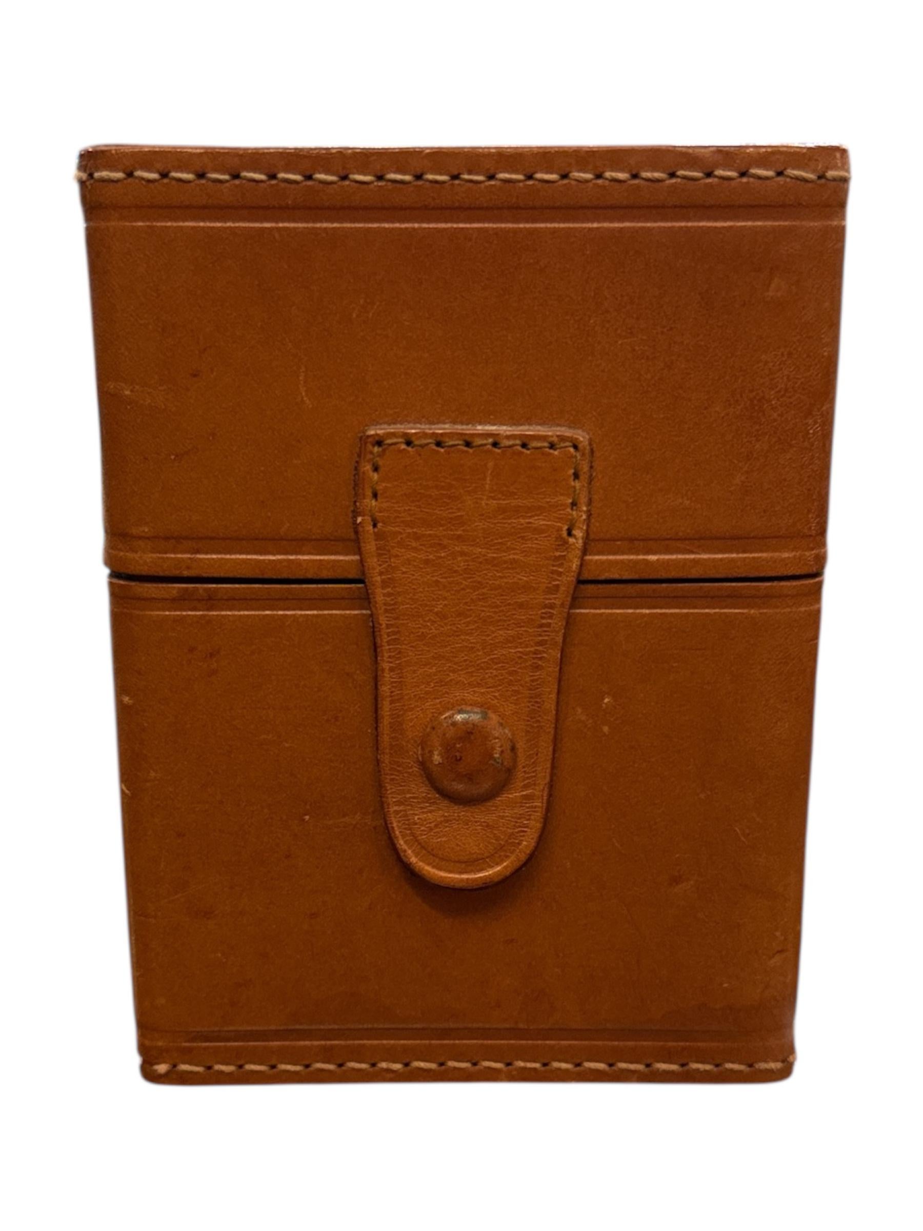20th Century Tuscany Leather After Shave and Cologne Duo For Sale