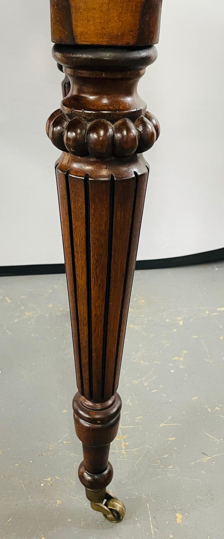 Tuscany Marquetry End Table with Casters by Ethan Allen at 1stDibs