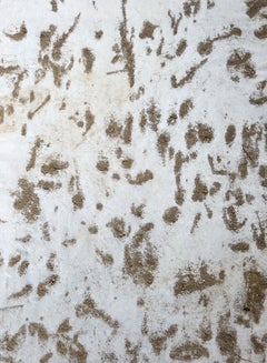 Pintura orgánica sobre algodón con marco de madera de pino, Postminimalismo, Land art