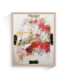 Colorful painting on paper, Unique piece, Abstract Expressionist