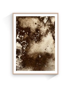 Neoxpressionist / Organic painting, Soil on Hahnemühle paper, Brown.