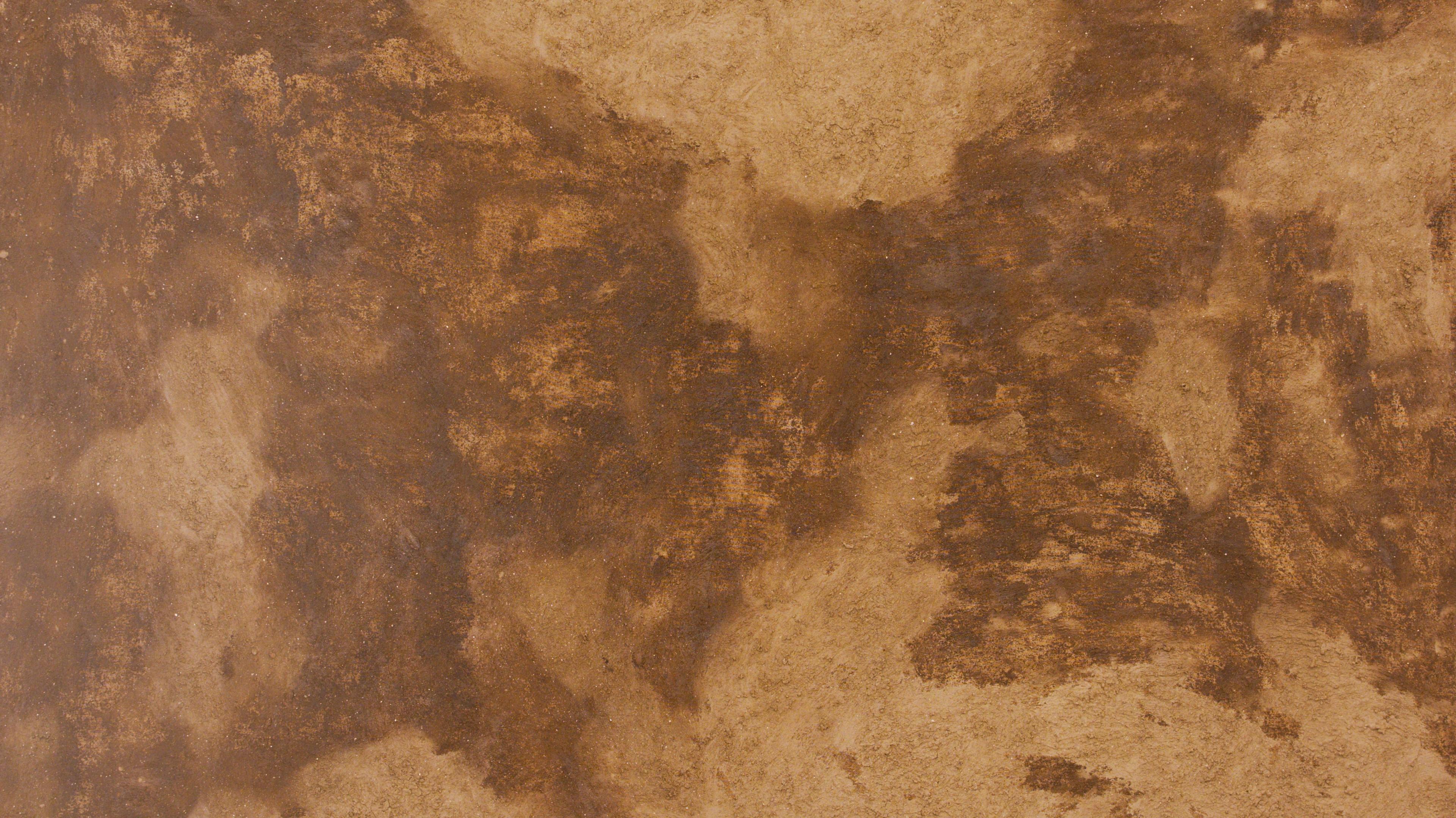 Peinture de paysage organique au pigment naturel avec formes abstraites, art conceptuel en vente 1