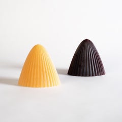 Tusk Candle, Small, Black Beeswax