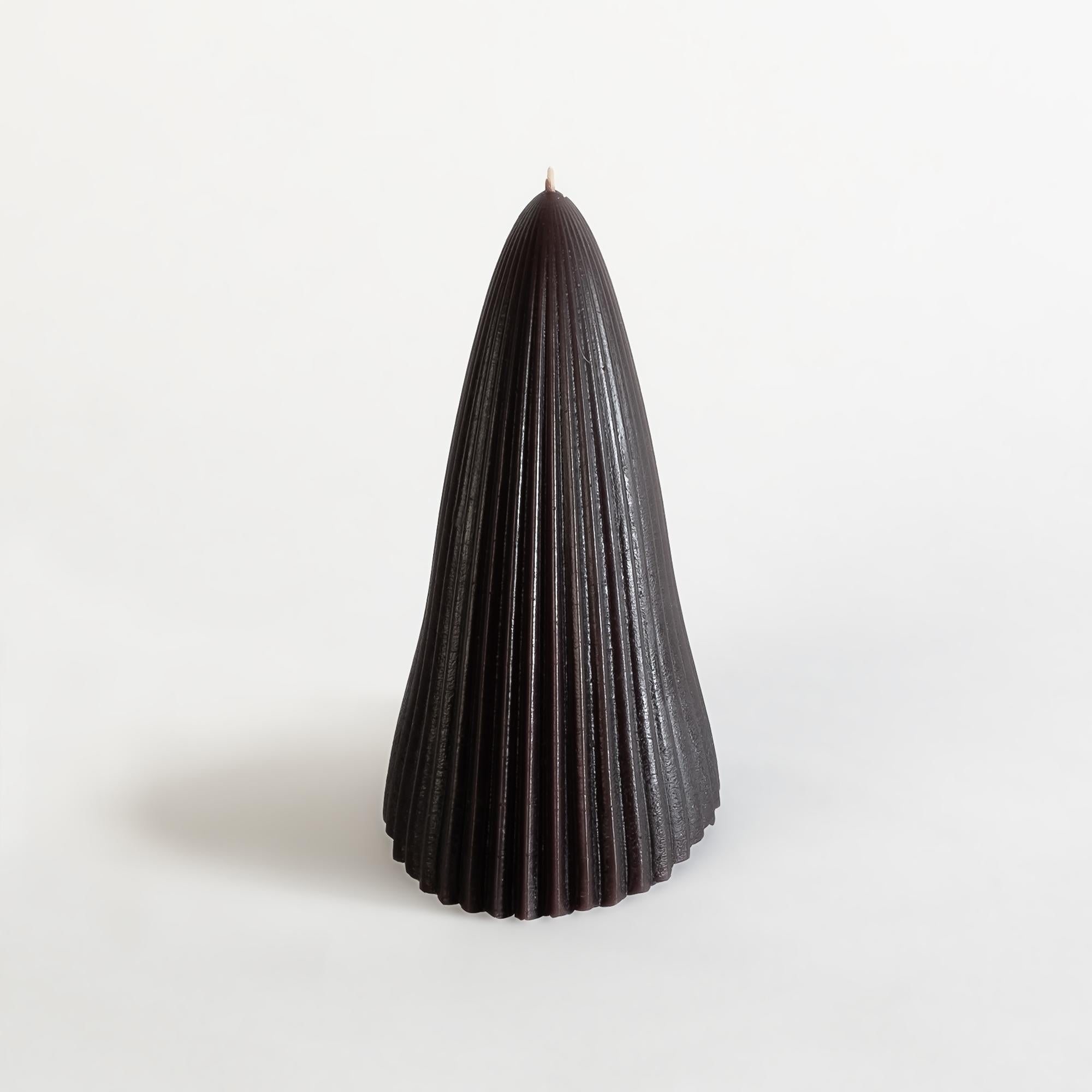 Tusk Candle, Small, Black Beeswax In New Condition For Sale In Oakland, CA
