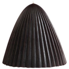 Tusk Candle, Small, Black Beeswax